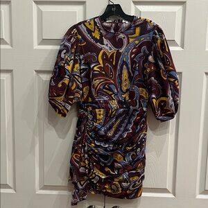 Rhode Elegant Paisley Print Dress